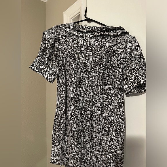 Tory Burch Button Front Ruffle Collar Blouse Size 6 - Picture 3 of 8